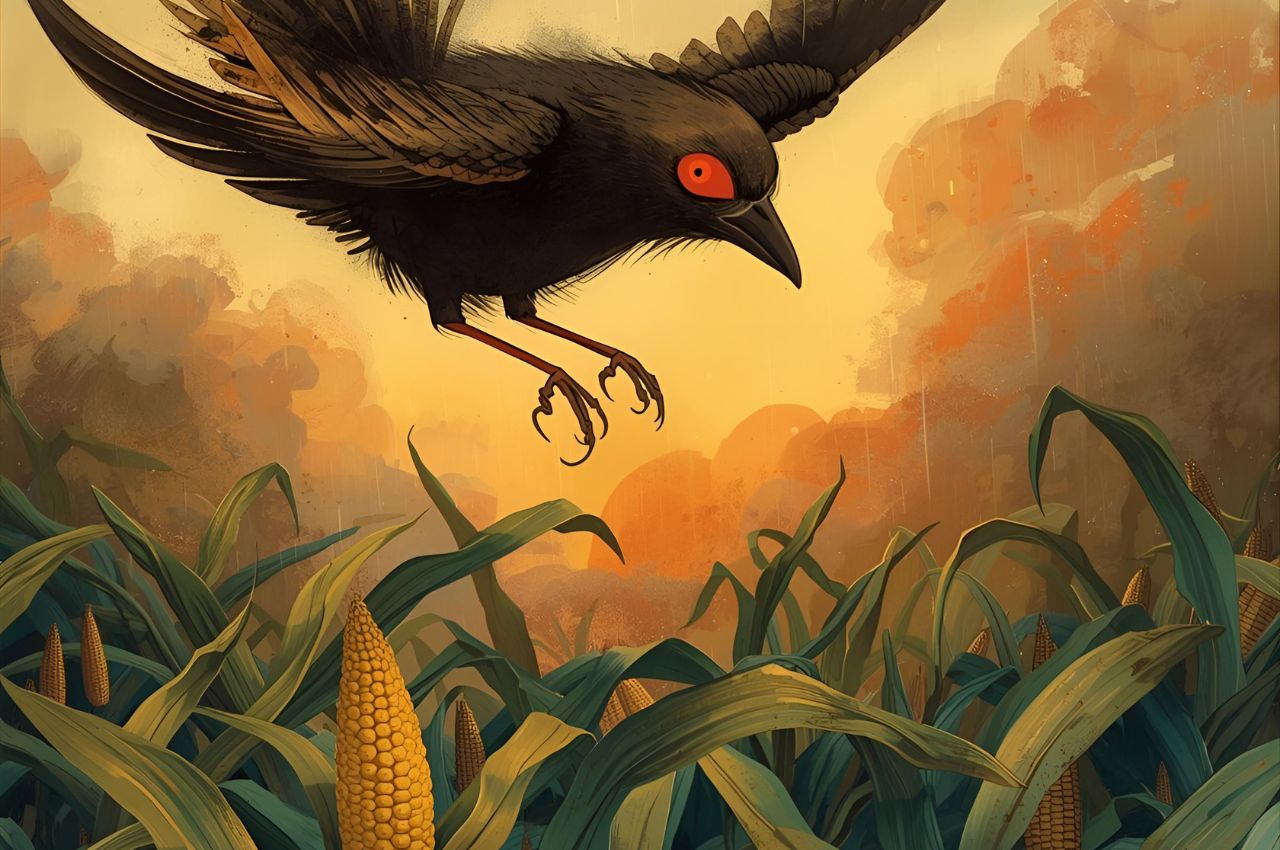 Leyenda del Dziú y el maíz – ave Dziú con ojos rojos (mito maya)